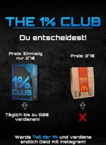 1% Club - Erkennst du dich wieder?